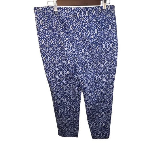 Charter Club Women's 14 Classic Fit, Geometric Pullon Stretch Cottage Core Pant - Picture 3 of 6